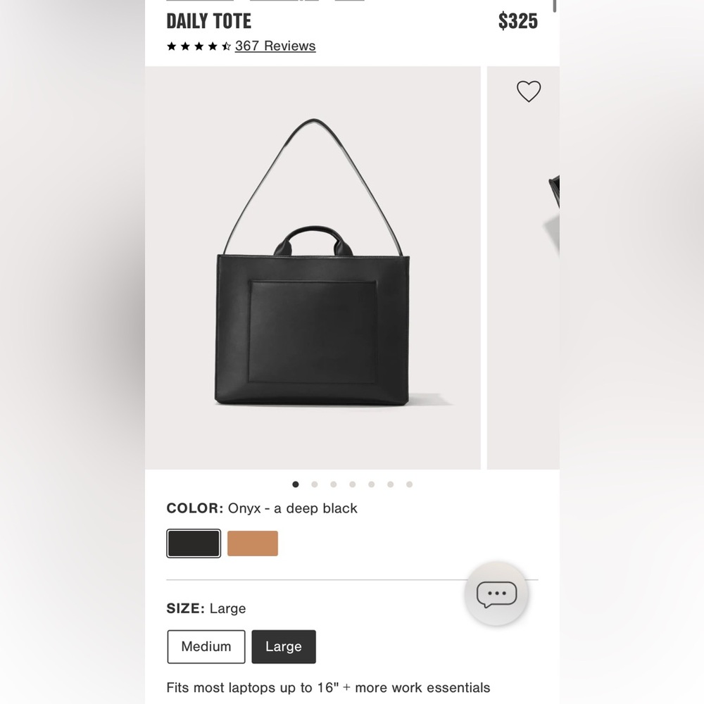 Dagne Dover Black Daily Tote
